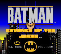 Batman - Revenge of the Joker Title Screen